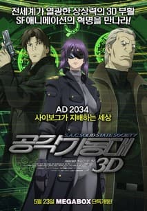 공각기동대 S.A.C Solid State Society 3D 포스터