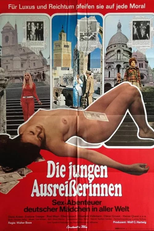 Die jungen Ausreißerinnen - Sex-Abenteuer deutscher Mädchen in aller Welt 포스터
