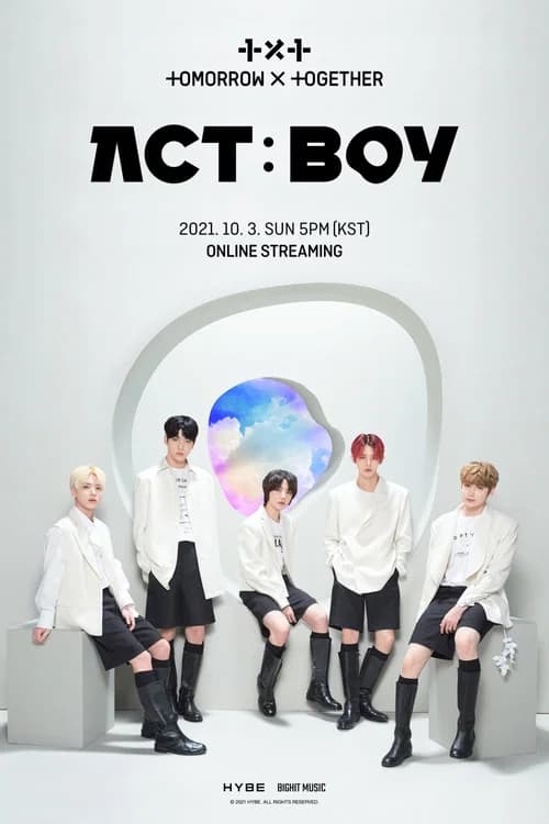 TOMORROW X TOGETHER LIVE 'ACT:BOY' 포스터