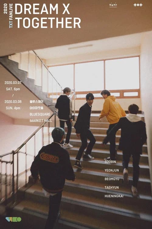 2020 TXT FANLIVE DREAM X TOGETHER 포스터