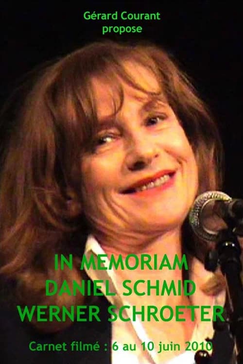 In Memoriam Daniel Schmid Werner Schroeter 포스터