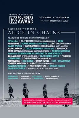 MoPOP Founders Award 2020 Honoring Alice in Chains 포스터