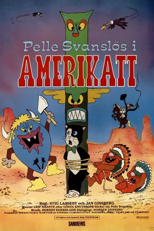 Pelle Svanslös i Amerikatt 포스터